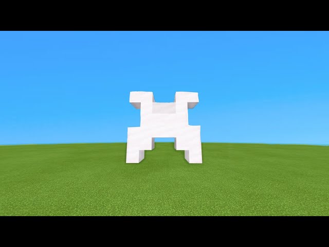 Minecraft Tutorial: How To Make The Xbox Logo (easy)