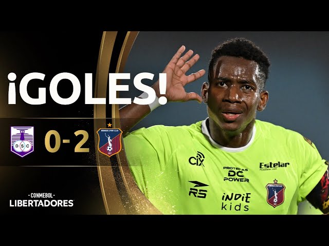 GOLES | DEFENSOR SPORTING vs. MONAGAS | FASE 1 | CONMEBOL LIBERTADORES 2025