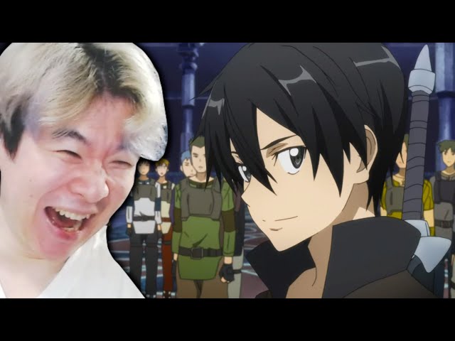 OH NO KIRITO'S A BEATER 😂😭 | Sword Art Online Ep 2 Reaction