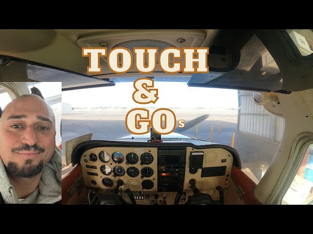 Cessna 172 Traffic Pattern & Touch-and-Go Landings Explained #aviation #pilot