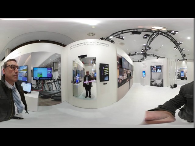 Interactive Hotel Mirror in 360 by @Samsung at #ISE2017