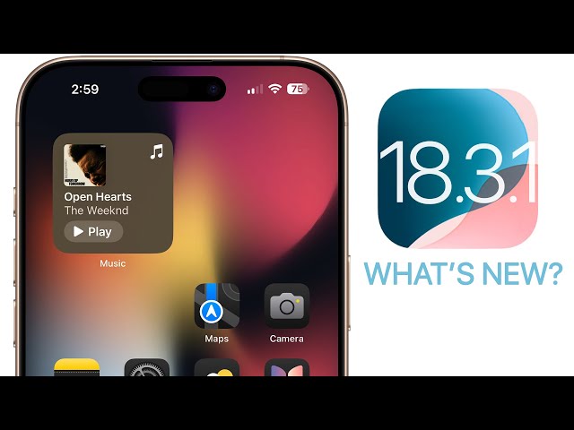 iOS 18.3.1 Released - What's New?