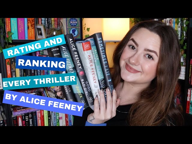 THRILLER BOOK RECS 2025 | All of Alice Feeney's Thrillers RANKED