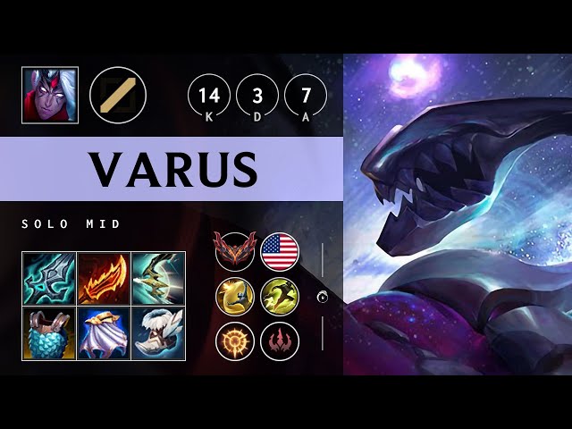 Varus Mid vs Swain: Dominating - NA Grandmaster Patch 25.S1.1