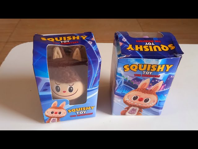 SATISFYING WITH UNBOXING LABUBU SQUISHY STRESSBALL | ASMR