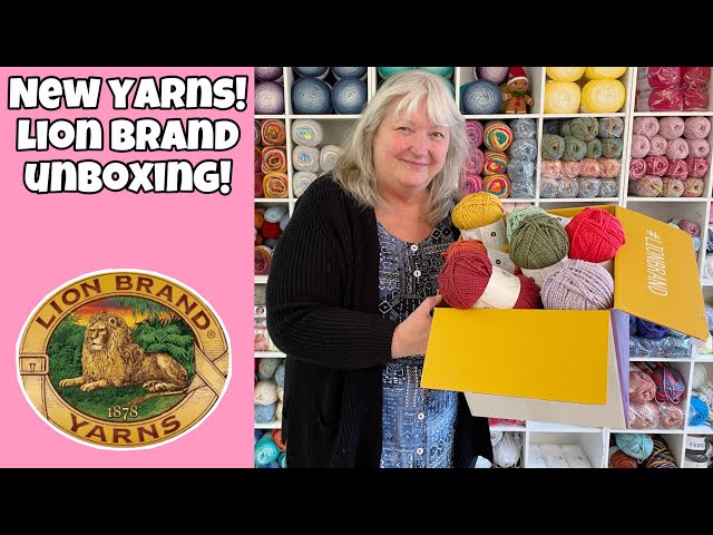 NEW YARNS from Lion Brand UNBOXING!!  Feels Like a Dream & Feels Like Cuddles  #lionbrandyarn