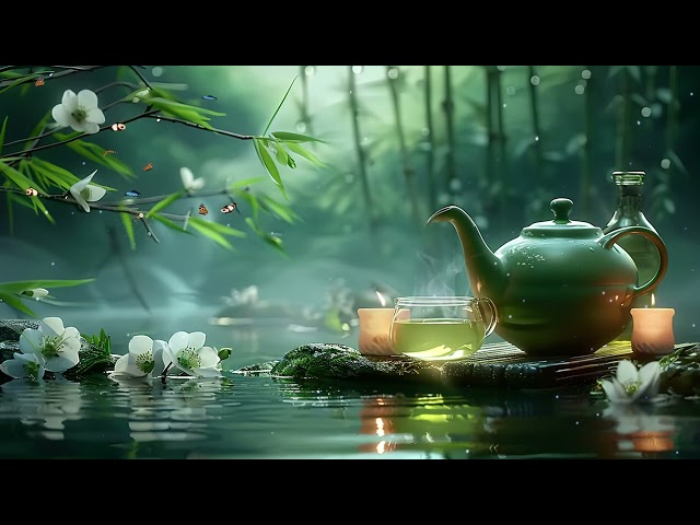 Relaxing Zen Music with Bamboo Water Sounds • Meditation, Yoga, Massages and Mindfulness