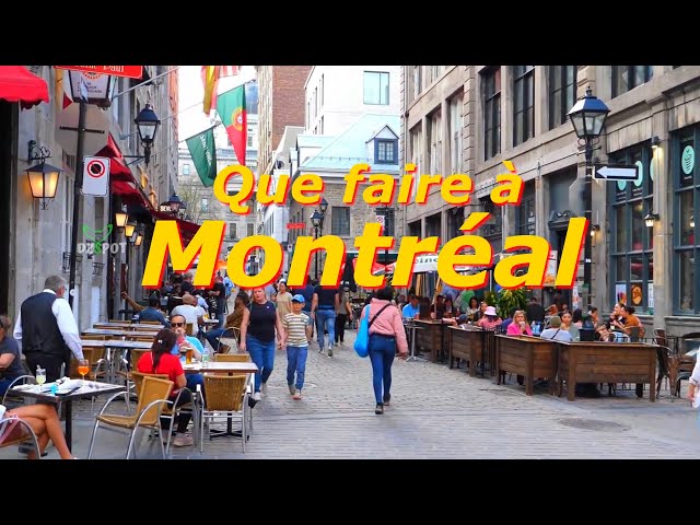 Top 10 Places to Visit in Montreal Canada - Travel Video - 4K