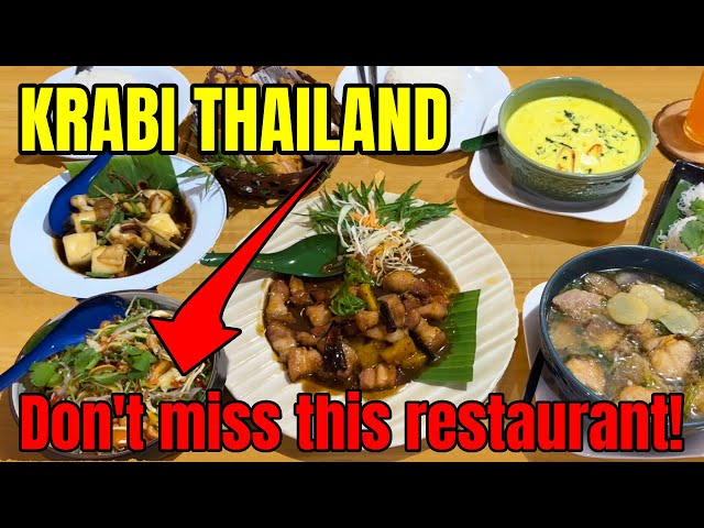 COMING TO KRABI?  You need to eat here….  Krabi Food