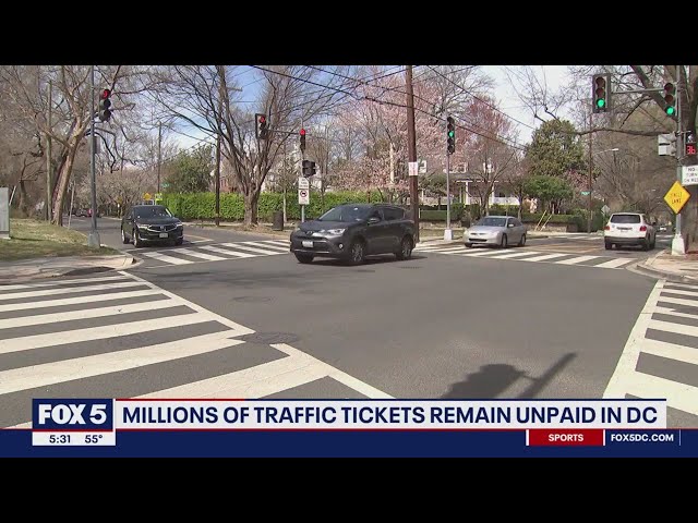 $1.3B in unpaid DC traffic tickets | FOX 5 DC