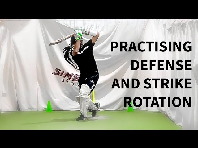 Cricket Batting Nets - Defending and Rotating Strike as a tail ender - 25th January 2025