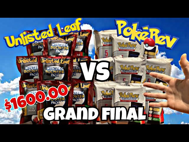 $1600 PokeRev vs Unlisted Leaf Mystery Box BATTLE! Round 3: OPENING Vintage! #pokemon #reaction #tcg