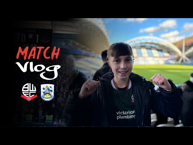 Bolton Triumph at Huddersfield! Julian Darby Leads the Way | BWFC-JJ Vlog