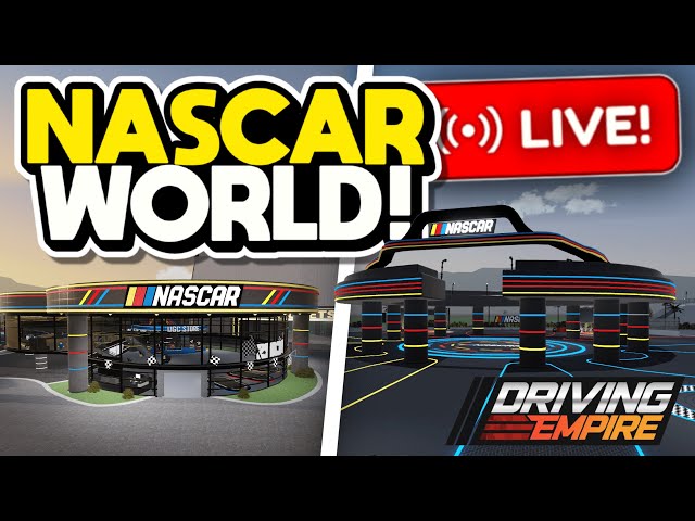 🔴LIVE🔴Driving Empire Update TODAY!! 3 NEW NASCAR CARS COMING with SO MUCH MORE!! 👀!⏳Countdown⏳