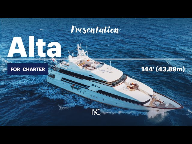 ALTA | The Bahamas like never before onboard this 144' (44m) Palmer Johnson | For charter with IYC