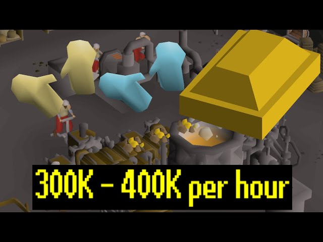 How to smith gold bars at blast furnace - fastest smithing xp in osrs (updated 2024)