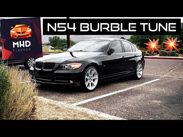 Flashing a Burble Tune on the BMW 335i with MHD | 2021 N54 V9.0 Map