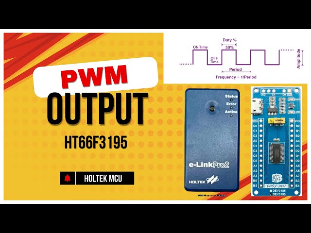 💡 Holtek PWM Tutorial | How to Generate PWM Signals Using Holtek MCUs 🎛️