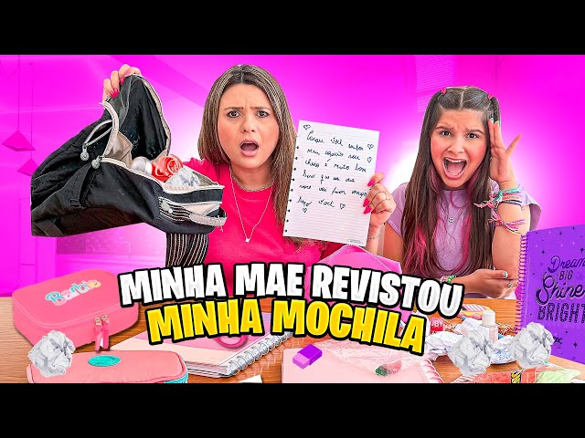 MINHA MÃE REVISTOU MINHA MOCHILA DA ESCOLA *Ela descobriu tudo