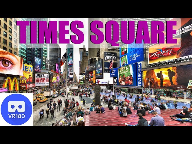 VR180 TIMES SQUARE SURPRISE WILL LEAVE YOU CLAPPING!