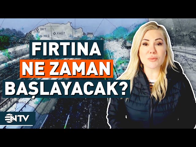 Fırtına Başlayacak, İstanbul'da Kar Şiddetini Artıracak! | NTV