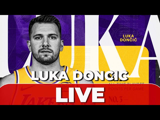 LUKA DONCIC LIVE PRESSER & PRESS CONFERENCE LOS ANGELES LAKERS