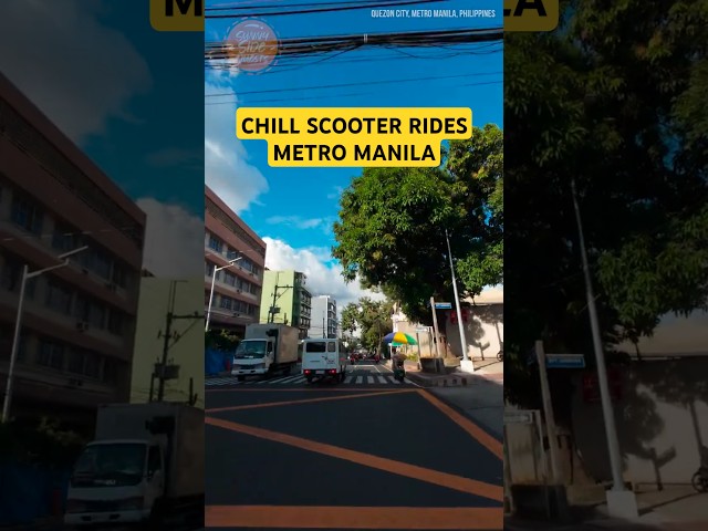 Scootering the streets of Metro Manila, PH #electrickickscooter #adventure #travel #viralvideo