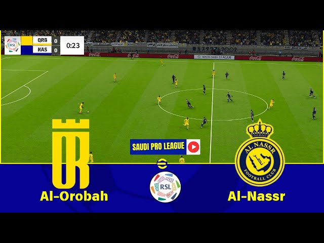 eFootball Pes Gameplay: Al Orubah vs Al Nassr FC - Saudi Pro League 2024/25 - Watch Along