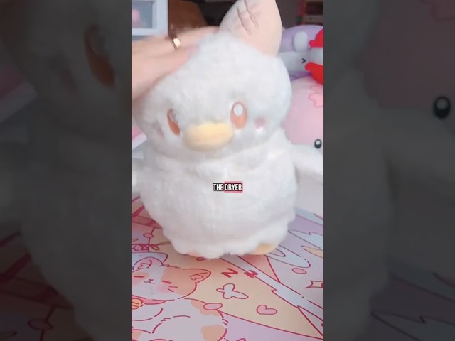 Nilla gets DRYER BURNT 🐥🔥#kawaii #plushies