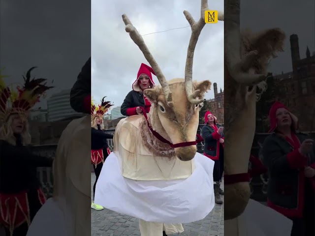 Joyful Manchester Christmas Parade makes grand return to the city