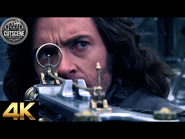 [4K UHD] Van Helsing Fights Dracula's Brides in Transylvania CUTSCENE | Van Helsing (2004)