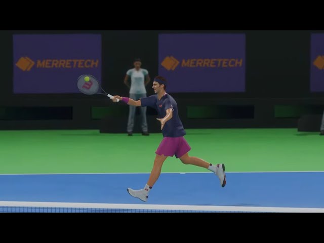 Tennis World Tour 2 PS5 Federer vs Nadal Realistic Gameplay Court Level