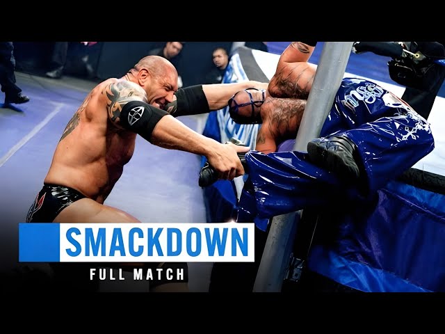 WWE 2K24 Batista Vs Rey Mysterio [SMACKDOWN] PS5 4K GAMEPLAY