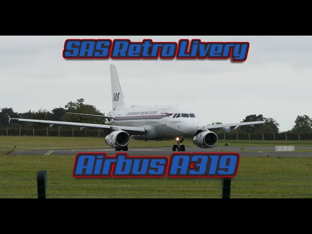 SAS Retro Livery - Airbus A319 OY-KBO - Dublin Airport - SK4604 - Dublin to Oslo