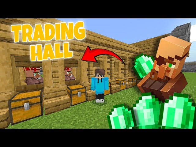 VILLAGER TRADING HALL | MINECRAFT SURVIVAL GAMEPLAY #5