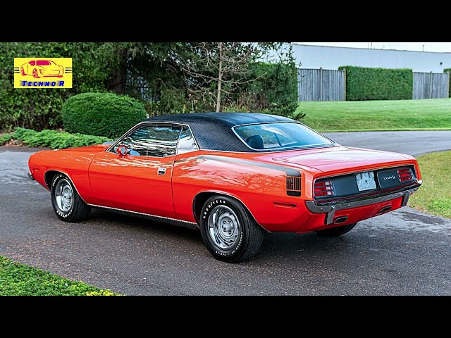 Ultra-Rare 1970 Plymouth Hemi Cuda with Gator Grain Vinyl Top Fetches Over $500K at Auction