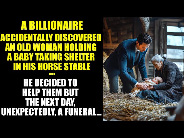 A MILLIONAIRE Rescues AN ELDERLY WOMAN And Baby From A Storm—Days Later, A Funeral Is Held...