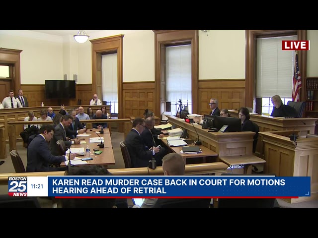 WATCH LIVE: Karen Read murder case back in court for motions hearing ahead of retrial.