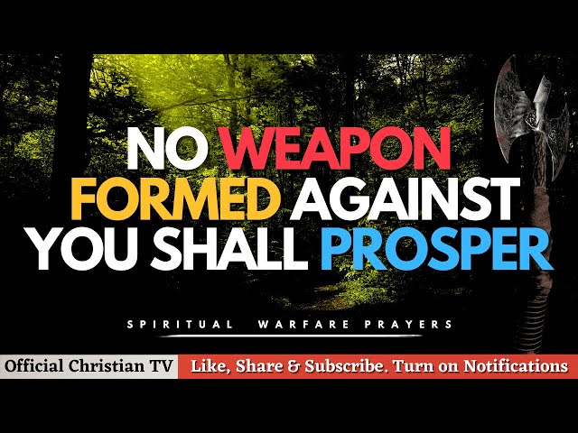 PRAYER AGAINST WITCHCRAFT AGENDA | Spiritual Warfare Prayers