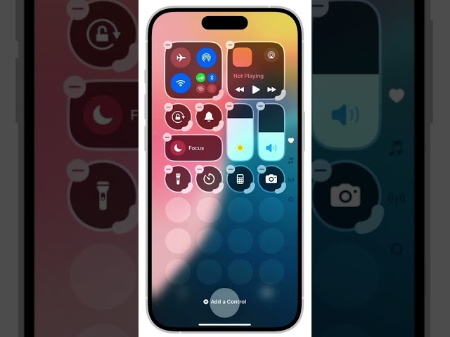 Customize Your Iphone Control Center IOS 18 #iphone #ios18 #tech #pov