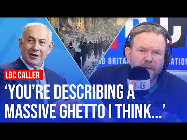 "That's apartheid?" James O'Brien disagrees with LBC caller on the future of Israel and Palestine