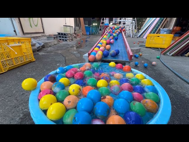 Water Marble Run Wooden Ball Sounds