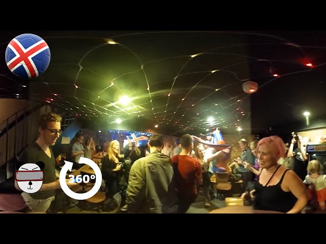 ⚽🏆🇫🇷360° Euro 2016: London's Iceland Fans vs England (England - Iceland) | London, UK