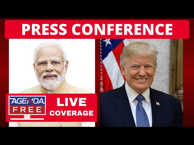 Trump Press Conference with Indian Prime Minister Modi - LIVE Breaking News Coverage