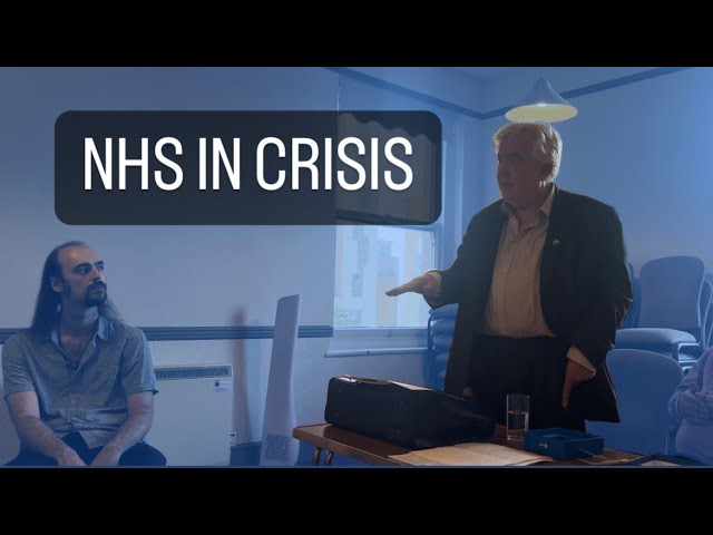 NHS in Crisis - John Reid speaking at the Surrey Socialist Party Meeting 10/08/2023