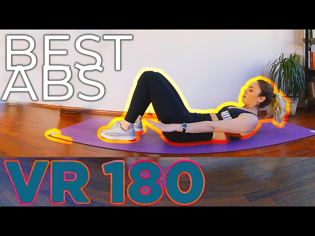 ♉♉♉ Best ABS ♉♉♉ workout for Women & Men | Virtual Fit VR180 at Home | No Equipment