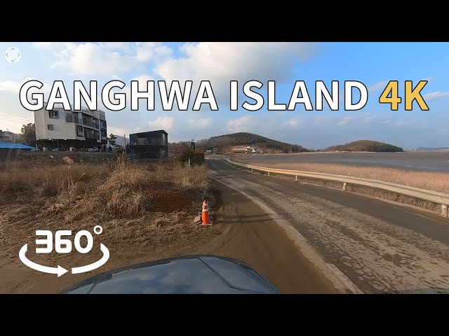 Ganghwa Island Off-Road Driving - 4K VR 360 Drive ASMR 강화 동검도 드라이브 로드뷰, 백색소음