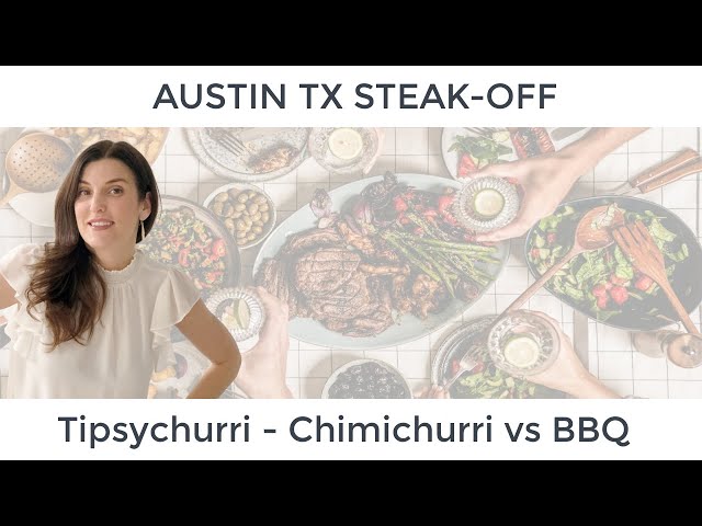 Tipsychurri 🤩  Steak-Off (Chimichurri vs BBQ Sauce) ★