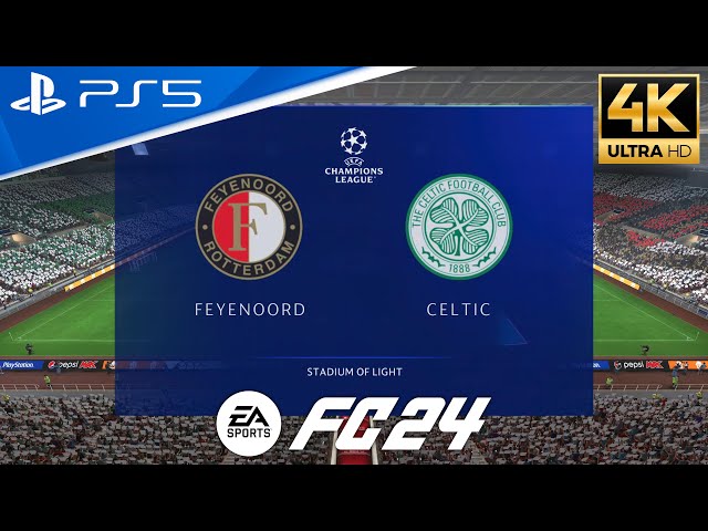 FC 24 | Feyenoord vs Celtic | UEFA Champions League 2023/24 Group Stage - Full Match | PS5™ [4K HDR]