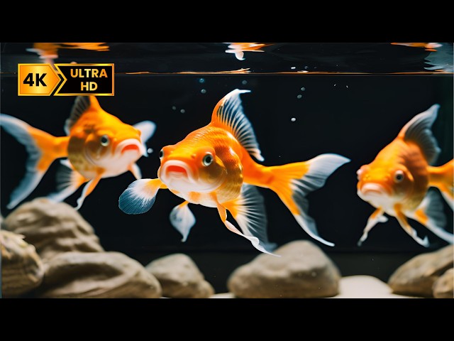 Relaxing 4K Aquarium | Calming Music to Relieve Stress and Sleep Instantly